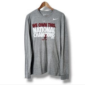 Alabama Crimson Tide We Own This National Champions 2012 Long Sleeve Tee…